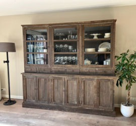 Stoere buffetkast oud hout 3 deurs "Jens"