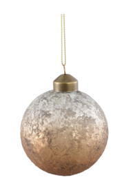 Mooie kerstballen bruin goud van PTMD