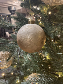Mooie kerstballen bruin goud van PTMD