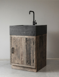 Keukenelement 015. Kast met smalle spoelbak