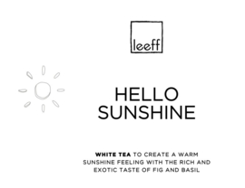 Tea giftbag - Hello Sunshine -