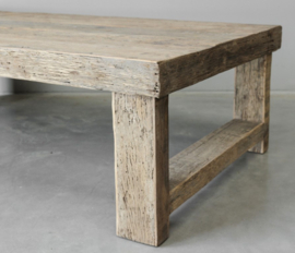 Hele stoere salontafel met H poot "Levv" - 2 maten