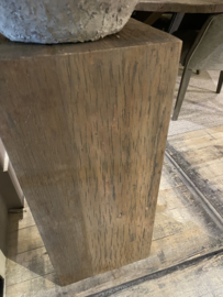 Stoere zuil van oud hout serie "Reno" 80 cm