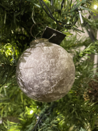 Mooie kerstbal  bruin van PTMD 10x10