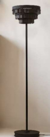 Stoere vloerlamp rond Rustic Brown