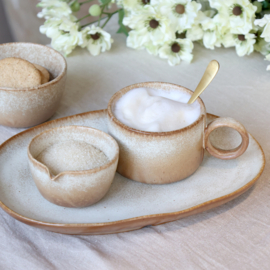 Mooi servies walnoot