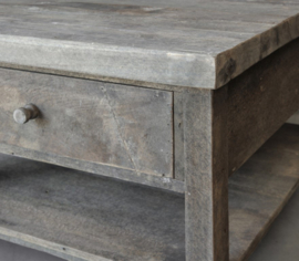 Stoere salontafel / bijzettafel "Raf"