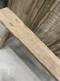 Stoer robuust chinees bankje oud hout nr.3
