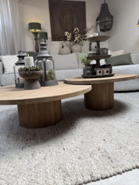 Prachtige ronde salontafelset XL"Jack"