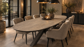 Stoere Deens ovale eettafel "Jack"