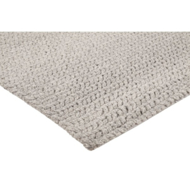 Mooi wollen vloerkleed stonegrijs
