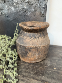 Mooie unieke  Nepalese pot