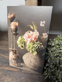 Leuk houten decobordje