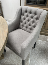 Landelijke eetkamerstoel "Lyon" met arm van Bocx Interiors
