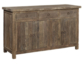 Heel stoer dressoir "Jens" vergrijsd hout