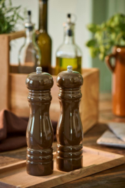 Leuke bruine set zout & peper molen