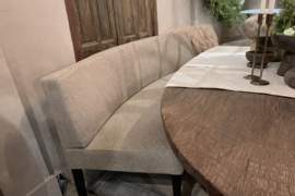 SALE Showmodel Landelijke ovale  eetkamerbank  - Stef-