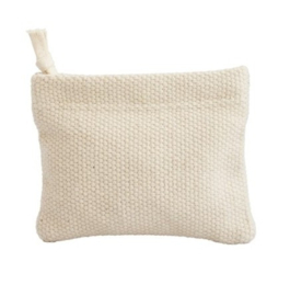Leuke make-up tas van naturel katoen
