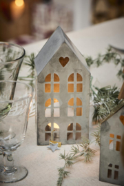 Leuke metalen huisjes - set van 3 stuks