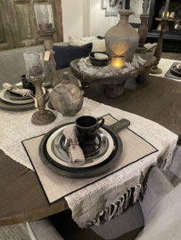 Linnen placemat in beige