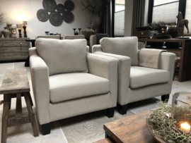 Prachtige landelijke stoere fauteuil "Levi"