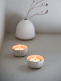 Leuke kleine waxinehouder - 2 kleuren