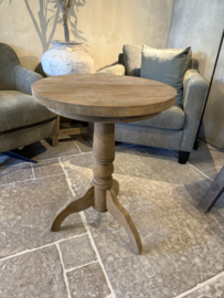 Wijntafel vergrijsd hout "Jack" 50 cm
