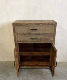 Stoere meidenkast "Levv" oud hout * LIMITED EDITION