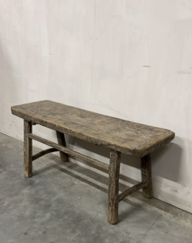 Hele mooie unieke bank hout