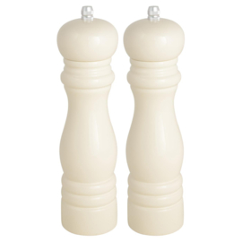 Leuke beige set zout & peper molen