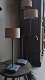 Mooie vloerlamp Sofie Rusty rough brown van Luksa Home