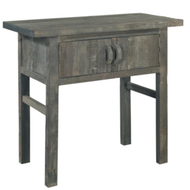 Stoere sidetable "Jens" met 2 deurtjes