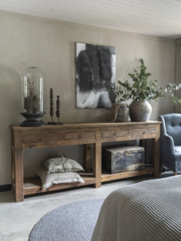 Robuuste sidetable "Bas" 45 cm diep - 4 lades