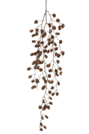 Slinger dennenappels 100 cm bruin