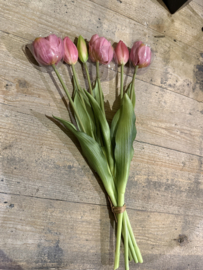 Mooie bos kunst tulpen mauve