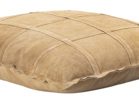 Stoer    kussen suede camel 45x45 -PTMD-