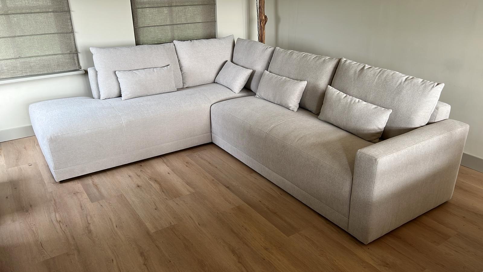 Stoere landelijke hoekbank  "Viggo"