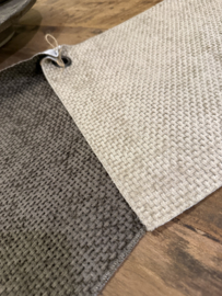Leuke ronde fauteuil taupe "Isa"