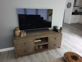 Stoer tv-meubel "Reno" 160 cm Grey -4 lades