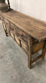 Prachtig origineel oude unieke sidetable