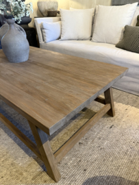 Prachtige salontafel vergrijsd hout "Jack"