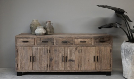 Stoer groot dressoir "Levv" van oud hout