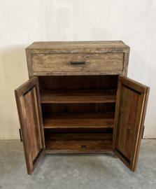 Stoere meidenkast "Levv" oud hout * LIMITED EDITION