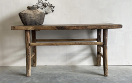 Prachtige unieke robuuste sidetable