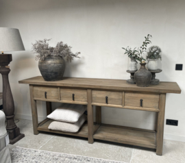 Prachtige sidetable "Jack" met 4 lades