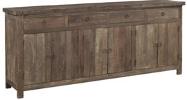 Heel stoer dressoir "Jens" vergrijsd hout