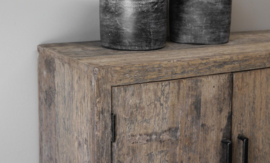 Stoer tvmeubel/dressoir "Levv" van oud robuust hout 160 cm