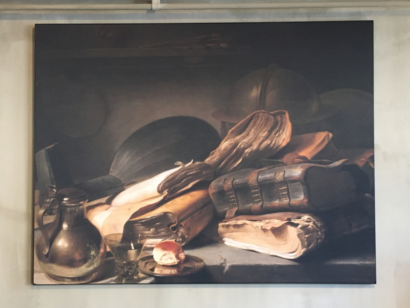 personeelszaken overdracht Kloppen Prachtig schilderij canvas framed -Still life with Books- | SALE | Landelijk  at Home