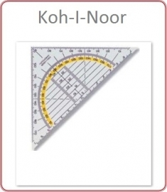 K-I-N Geodriehoek 14 cm