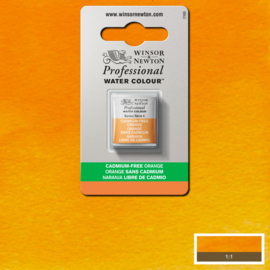 Winsor & Newton Pro Water Colour ½ nap Cadmium FREE Orange  S.4